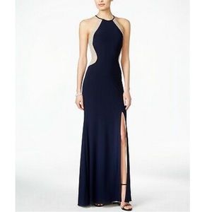 Xscape Halter Neck Gown